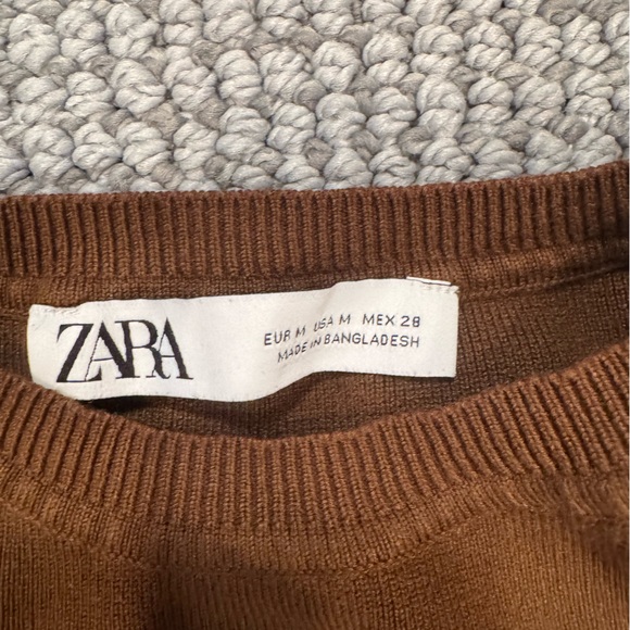 🤎ZARA MINI CROPPED SWEATER TOP🤎 - Picture 3 of 5